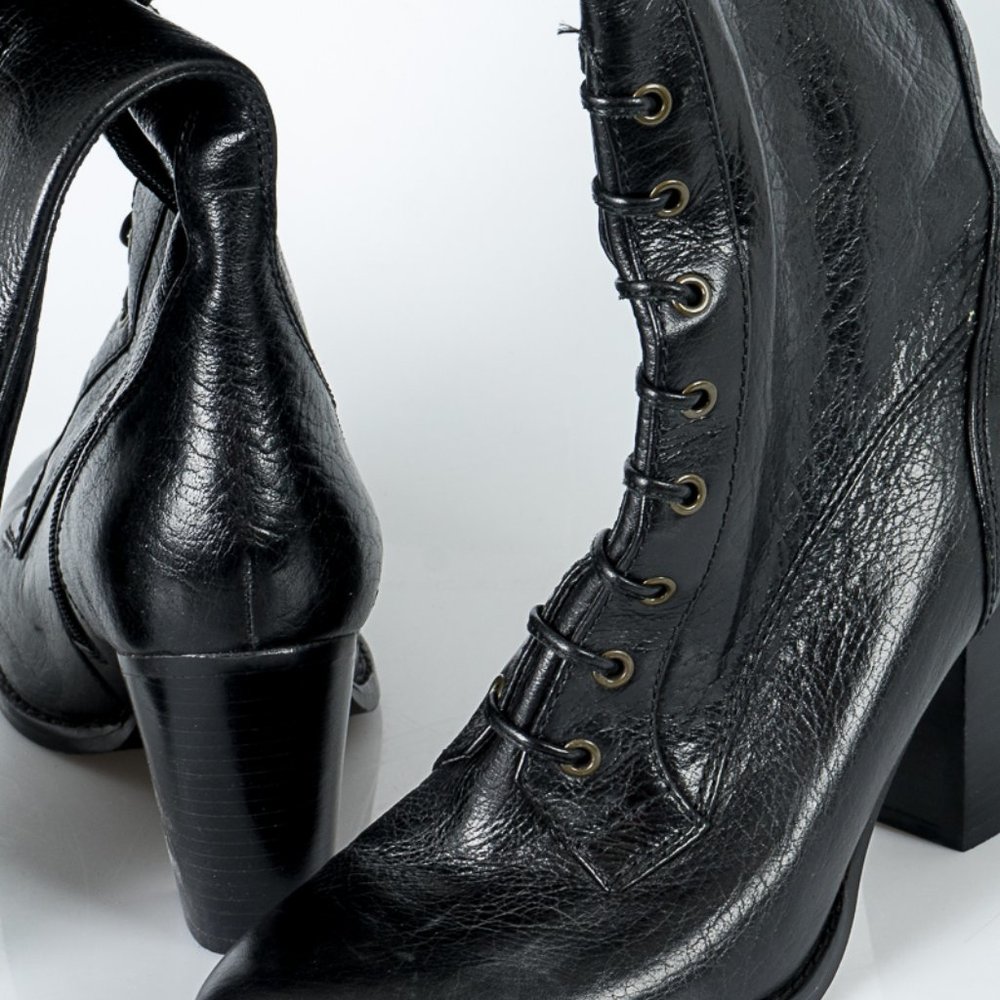 New Enzo Angiolini buckle granny boots - 10 - Picture 3 of 7